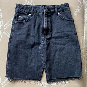 TOPSHOP Denim Skirt